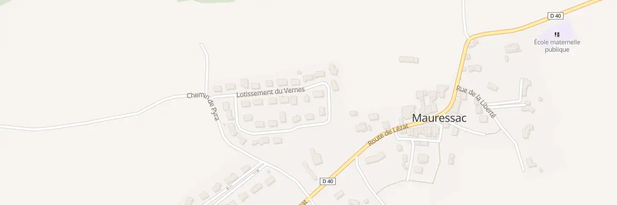 Plan du 12 Lot du Vernès à Mauressac