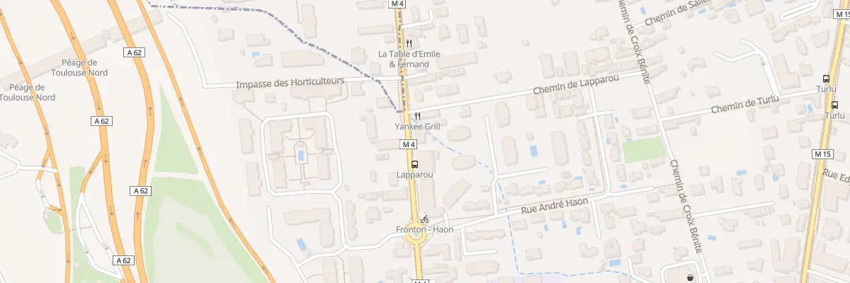 Plan du 364 Av de Fronton à Toulouse