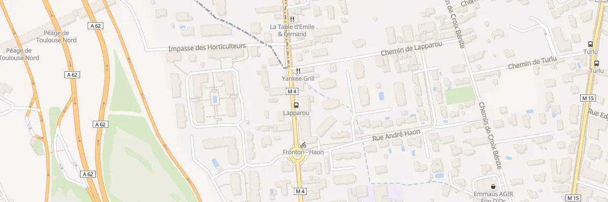 Plan du 362 Av de Fronton à Toulouse