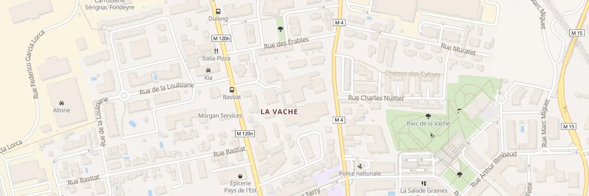 Plan du 119 Av de Fronton à Toulouse