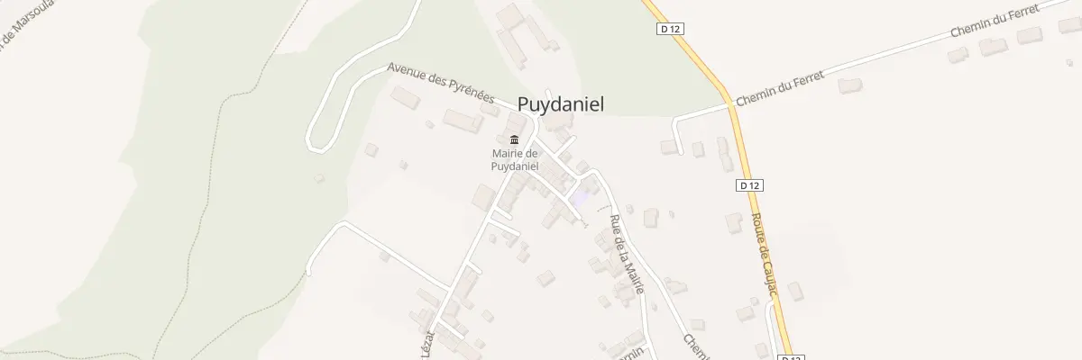 Plan du 4 Rue de la Poste à Puydaniel