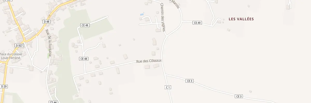 Plan du 4 Rue des Côteaux à Thenay