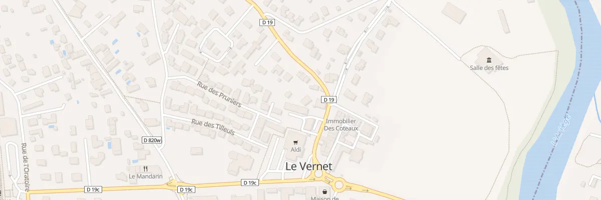 Plan du 167 Rue de l’Eglise à Vernet