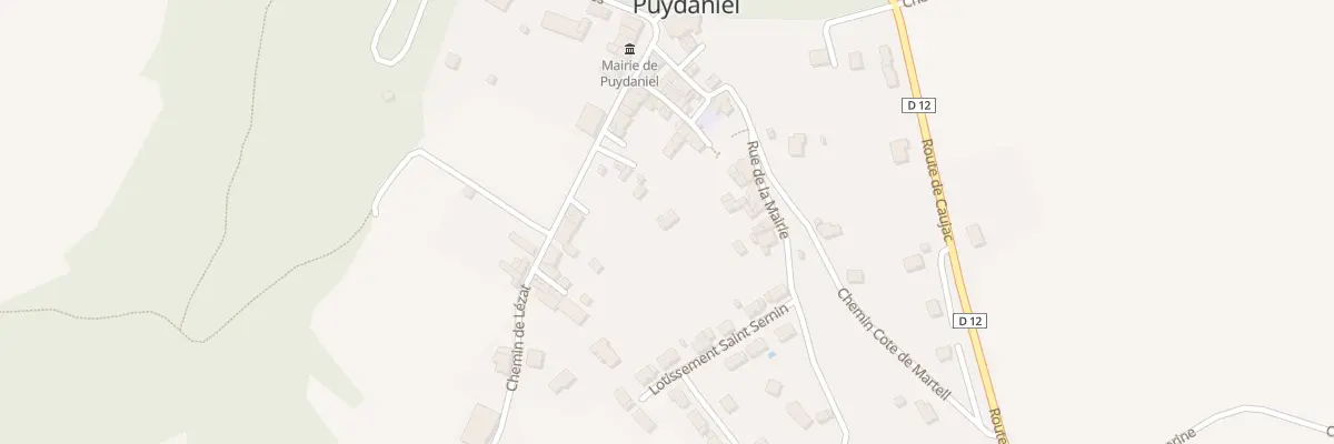 Plan du 2 Imp du Patit à Puydaniel