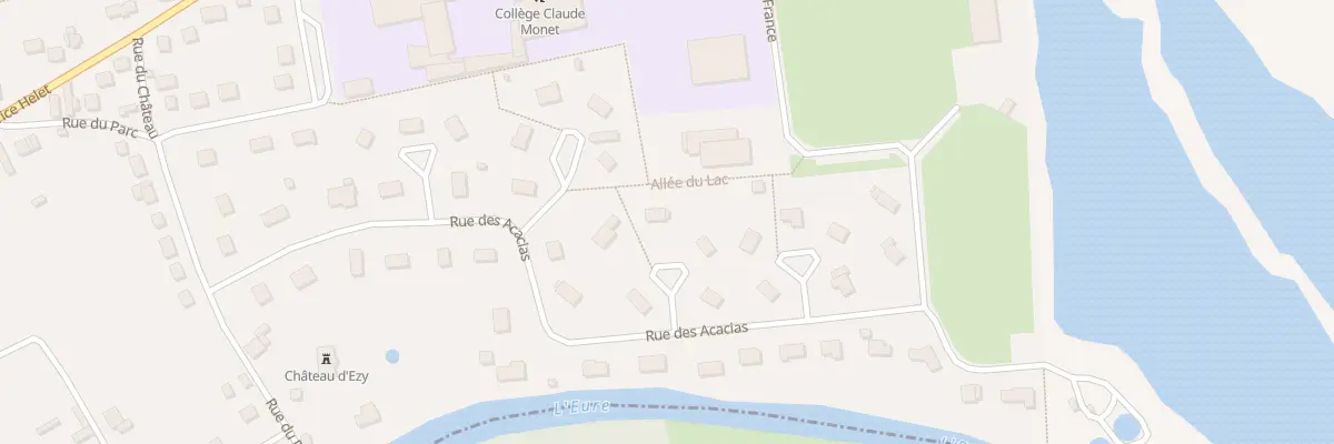 Plan du 44 Rue des Acacias à Ézy-sur-Eure