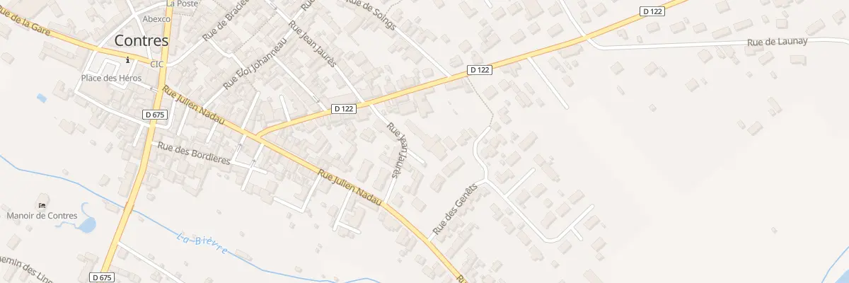 Plan du 36 Rue Jean Jaurès au Controis-en-Sologne