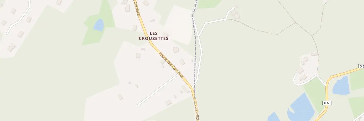 Plan du 309 Rte des Carrières à Aureil