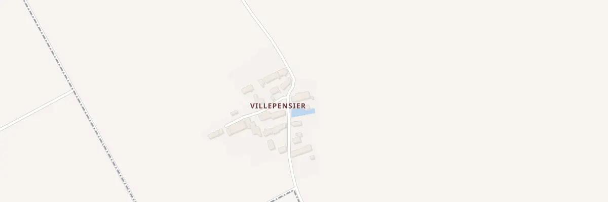 Plan du 1 Villepensier à Villexanton