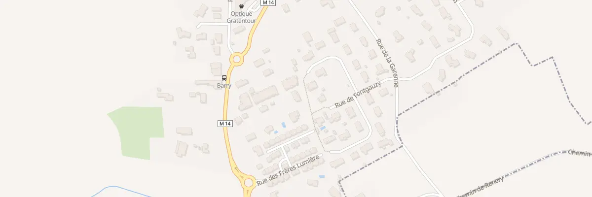 Plan du 6B Rue de Fontgauzy à Gratentour