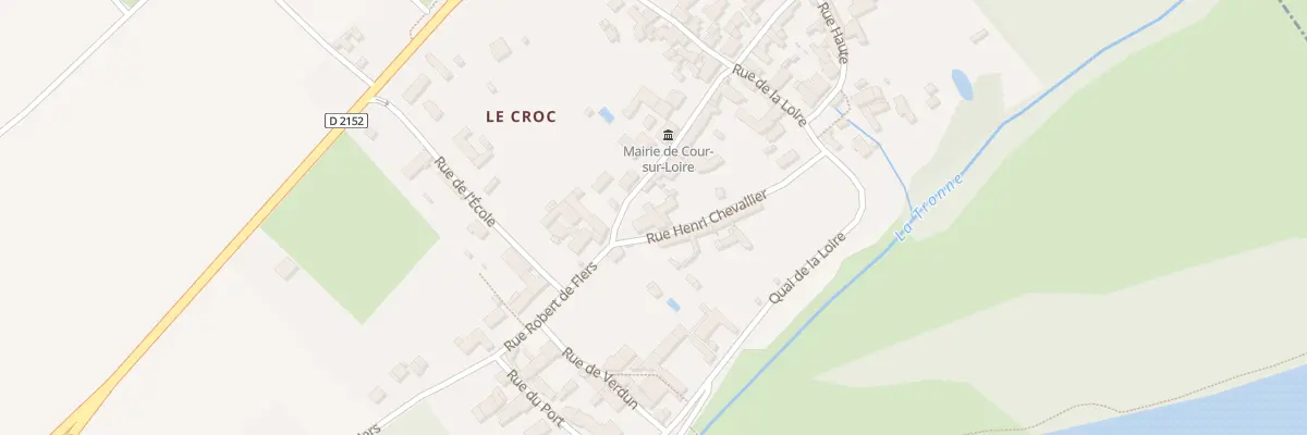 Plan du 5 Rue Henri Chevallier à Cour-sur-Loire