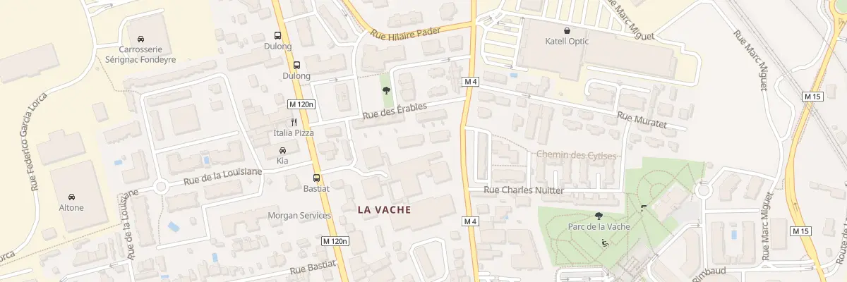 Plan du 125 Av de Fronton à Toulouse