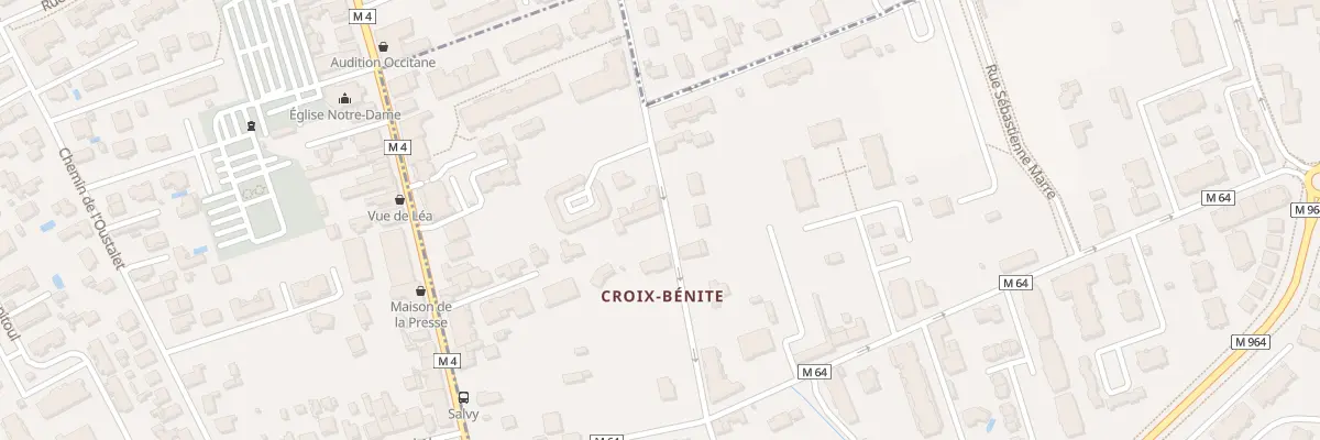 Plan du 131 Che de Croix Bénite à Toulouse