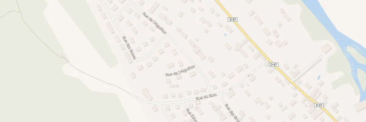 Plan du 11 Rue de l’Aiguillon à Garennes-sur-Eure