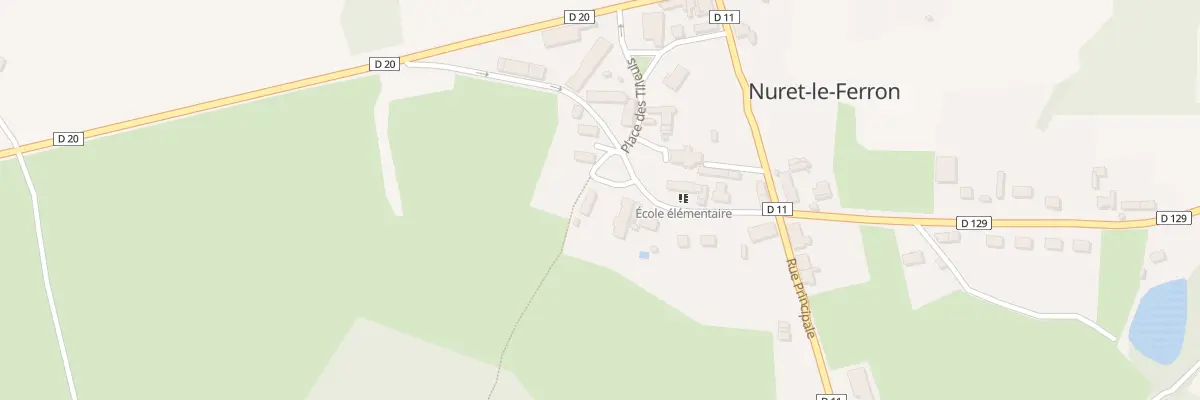 Plan du 3 Pl des Marronniers à Nuret-le-Ferron