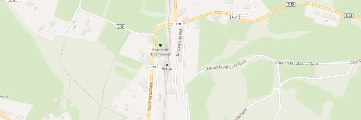 Plan du 5109 La Gare à Bersac-sur-Rivalier