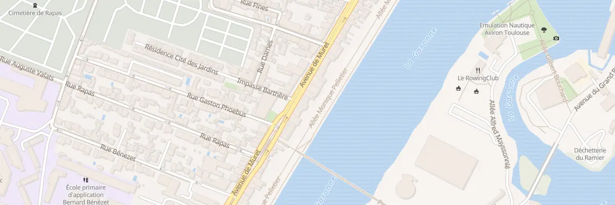 Plan du 256 Av de Muret à Toulouse