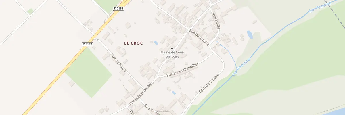 Plan du 16 Rue de la Mairie à Cour-sur-Loire