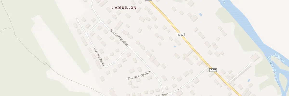 Plan du 10 Rue de l’Aiguillon à Garennes-sur-Eure