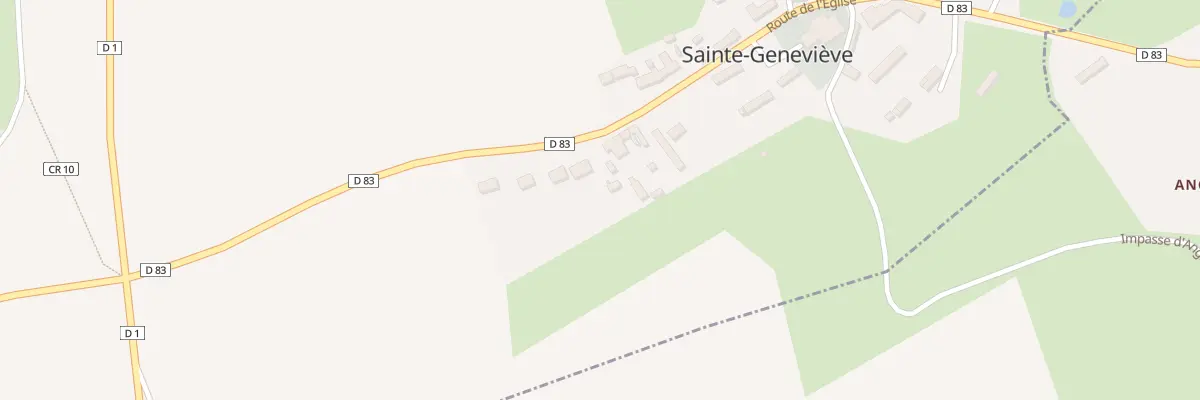 Plan du 5138 Le Bourg à Sainte-Geneviève