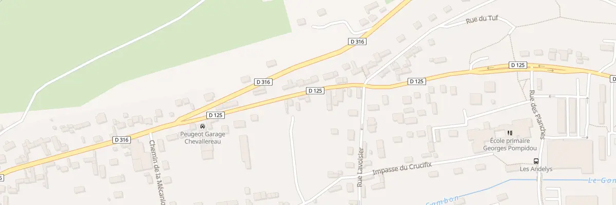 Plan du 7 Rue Henri Rémy aux Andelys