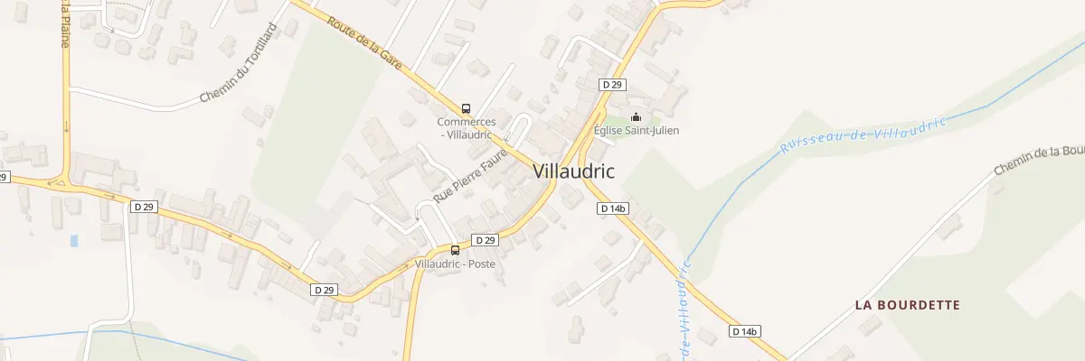 Plan du 1 Rte de la Gare à Villaudric