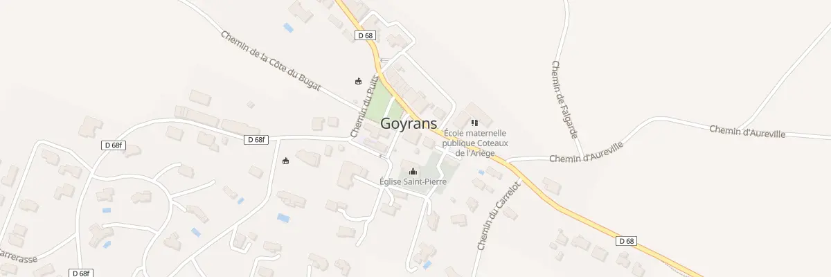 Plan du 58 Les Daurides à Goyrans