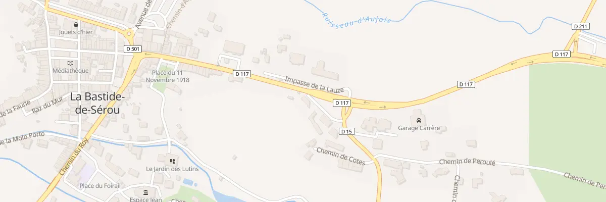 Plan du 4 Rte de Nescus à La Bastide-de-Sérou