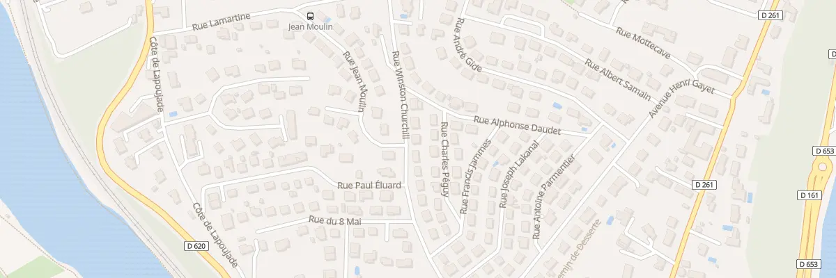 Plan du 258 Rue Winston Churchil à Cahors