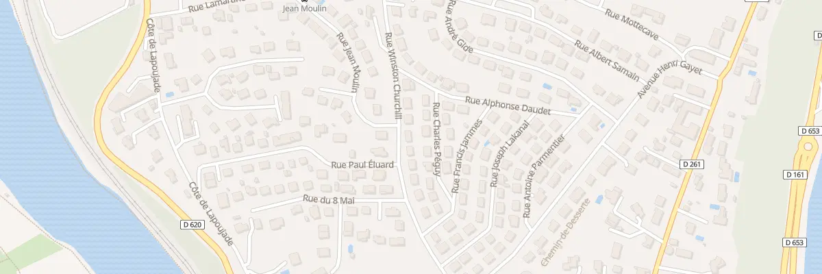 Plan du 232 Rue Winston Churchil à Cahors