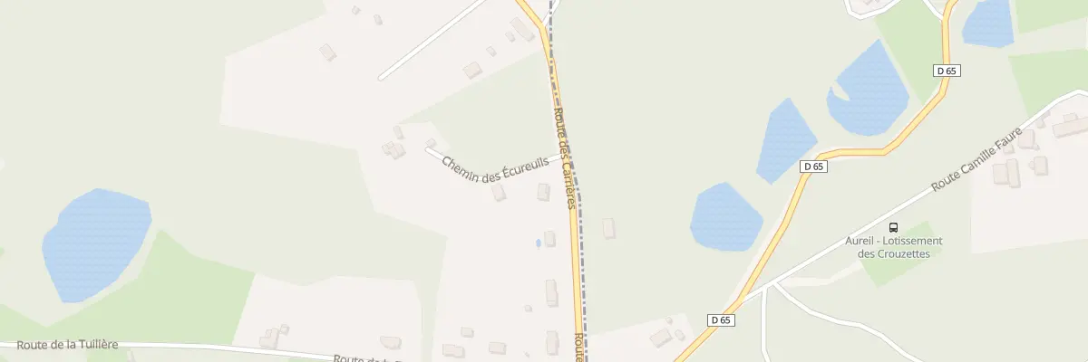 Plan du 314 Rte des Carrières à Aureil
