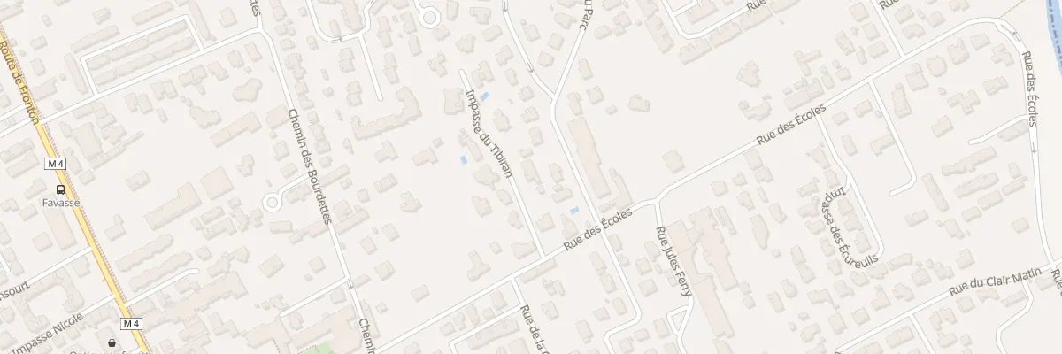 Plan du 1 Imp de Tibiran à Aucamville