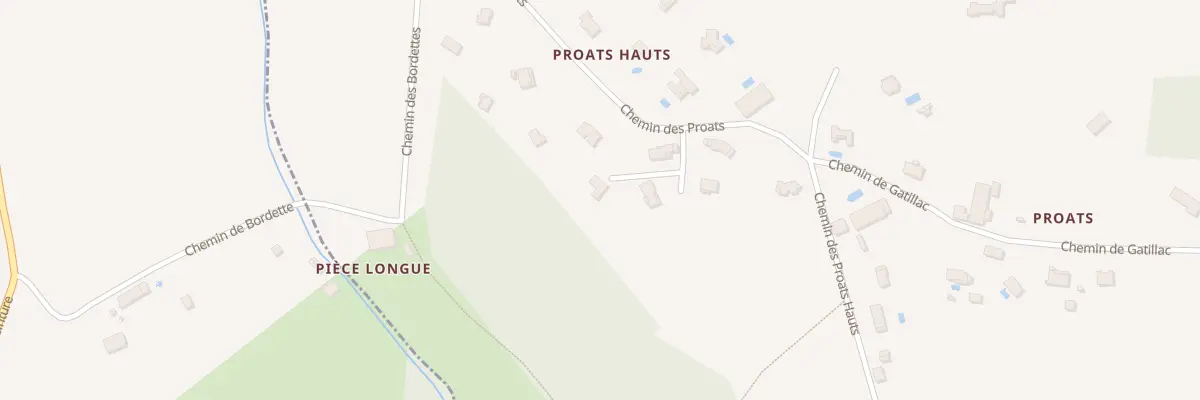 Plan du 934B Che des Proats à Léojac