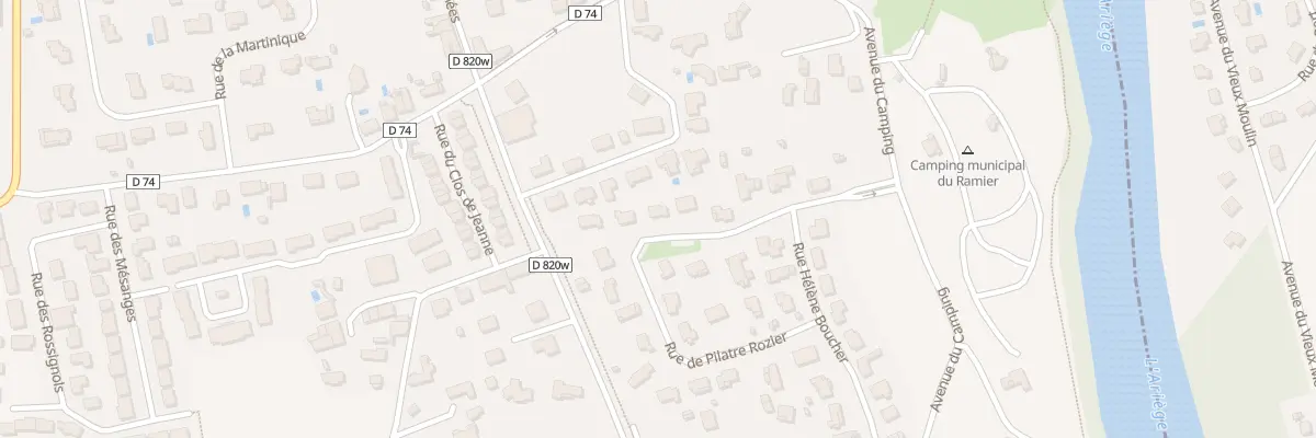 Plan du 6 Rue Pilâtre de Rozier à Vernet