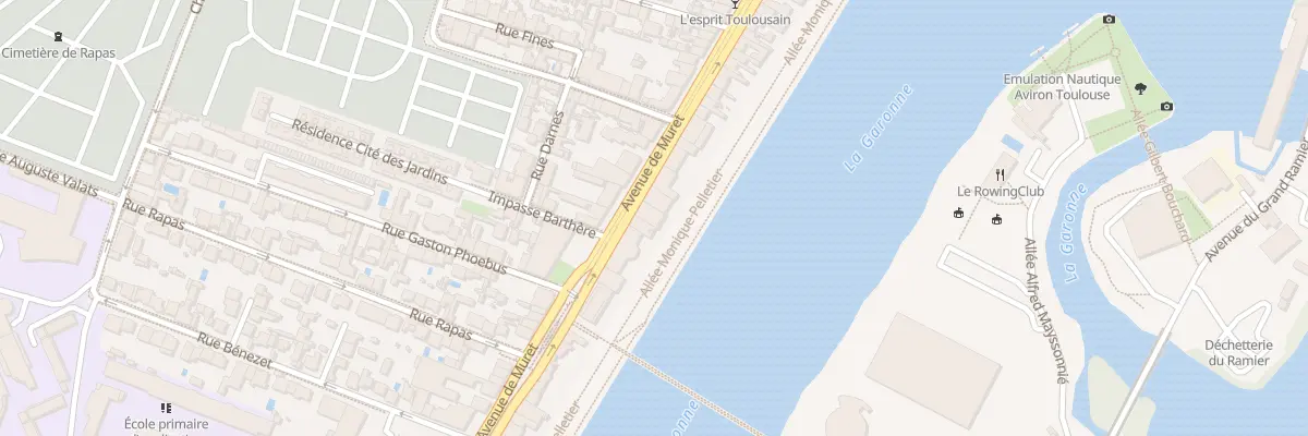 Plan du 266 Av de Muret à Toulouse