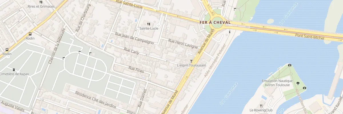 Plan du 8 Rue Cany à Toulouse