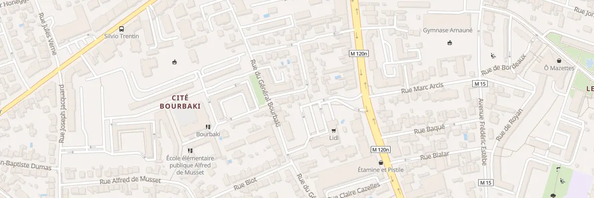 Plan du 10 Rue Bernard Palissy à Toulouse