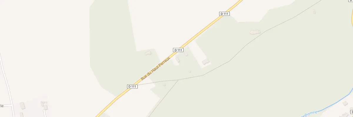 Plan de la Rue du Haut Perreux à Conie-Molitard
