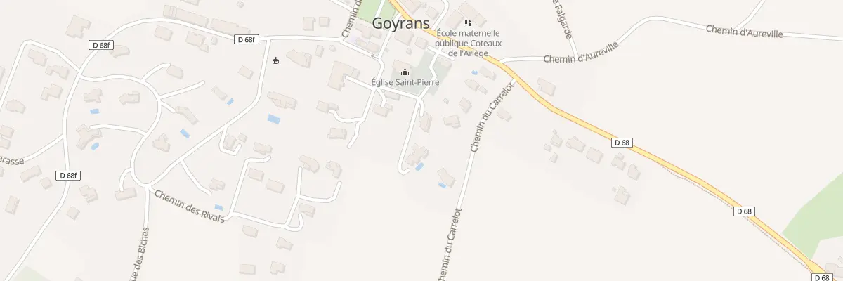 Plan du 5 Che des Daurides à Goyrans