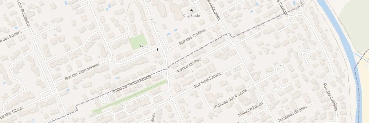 Plan du 35 Av du Parc à Aucamville