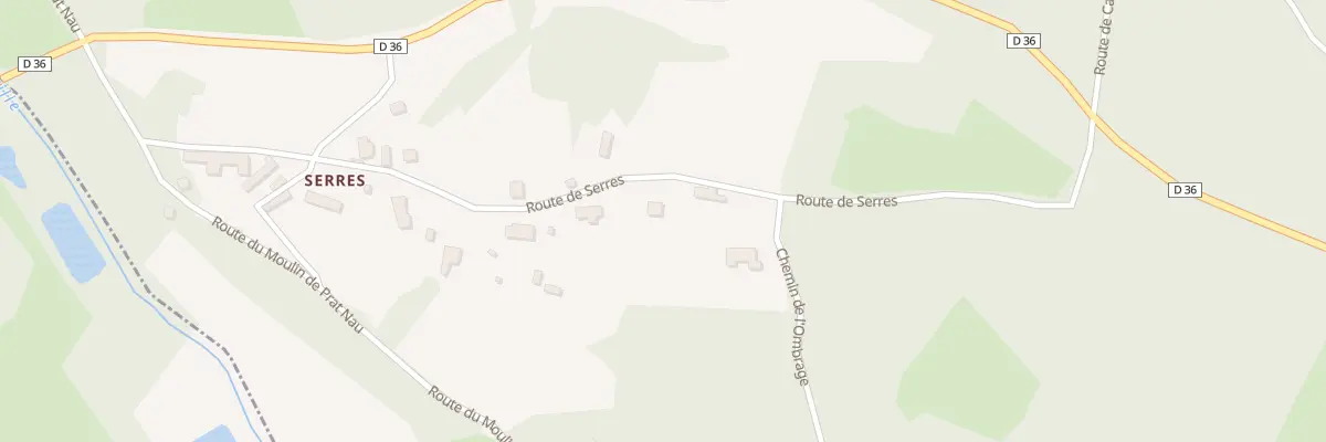 Plan du 5396 Las Planes à Payrac