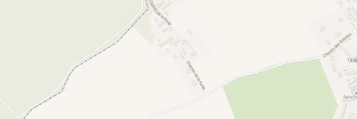 Plan du 1 Che de la Forêt à Chaignes