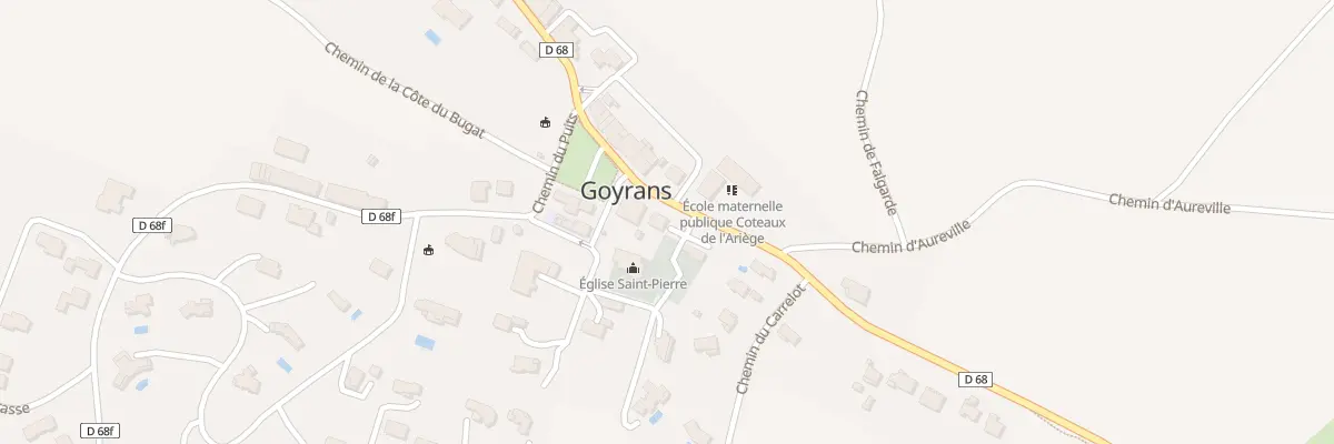 Plan du 59 Les Daurides à Goyrans