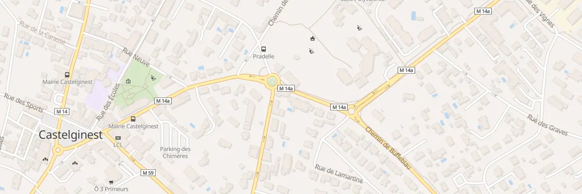 Plan du 4 Rte de Pechbonnieu à Castelginest