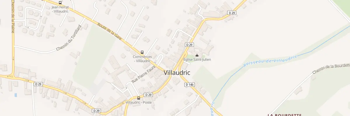 Plan du 3 Rue de la Négrette à Villaudric