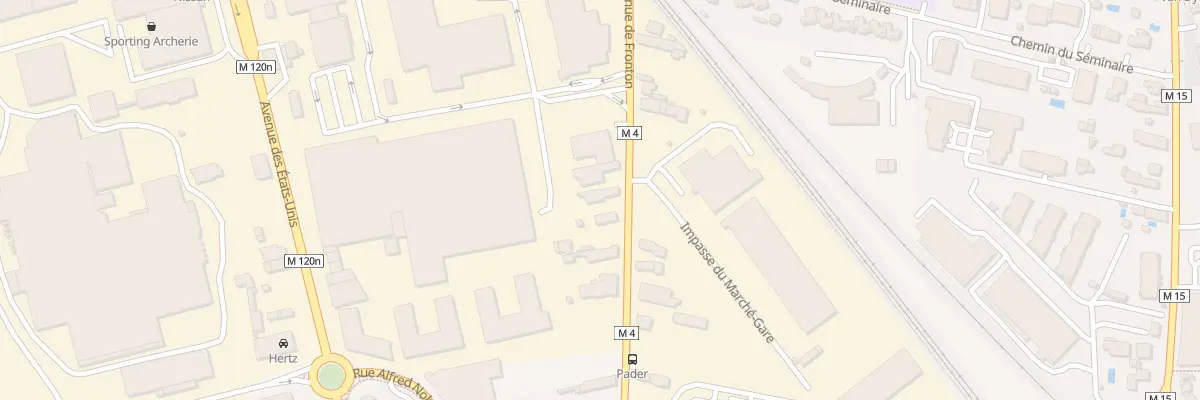 Plan du 147 Av de Fronton à Toulouse