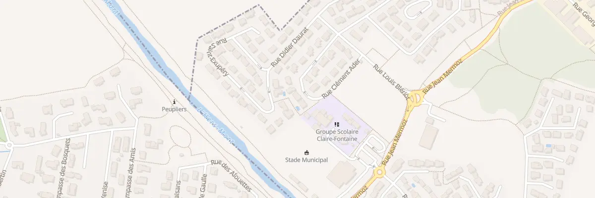 Plan du 3 Rue Clément Ader à Fonbeauzard