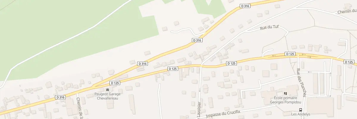 Plan du 12 Rue Henri Rémy aux Andelys