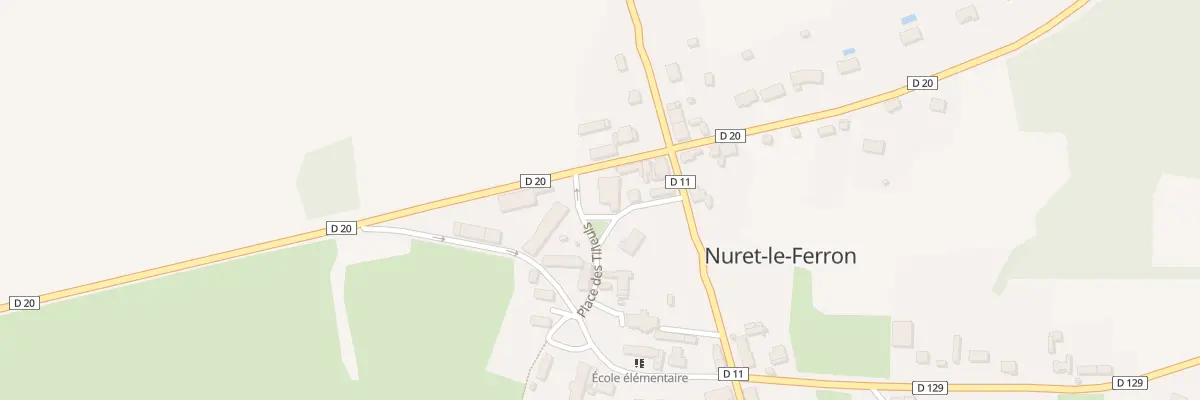 Plan du 1 Pl des Tilleuls à Nuret-le-Ferron