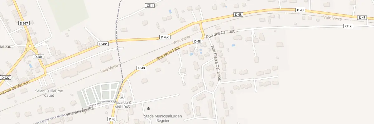 Plan du 24 Rue de la Paix à Thenay