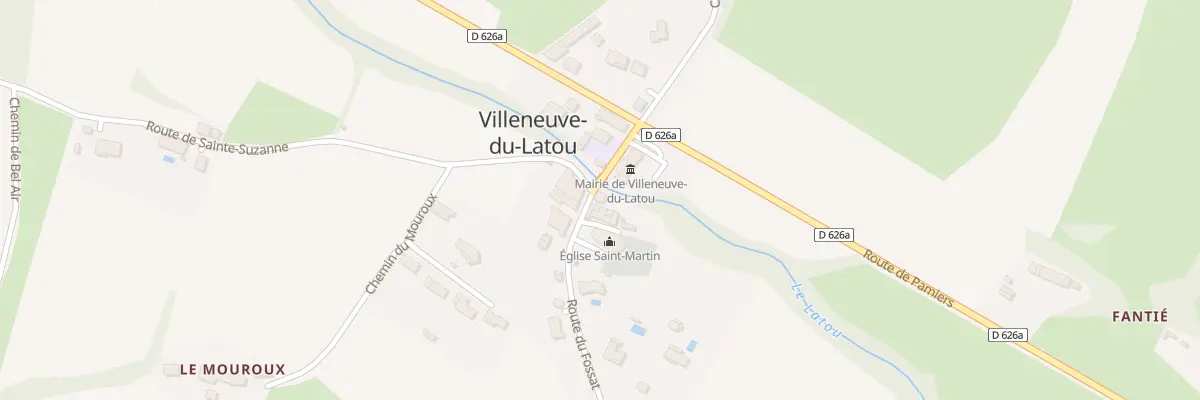 Plan du 23A Le Village à Villeneuve-du-Latou